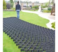 Gravel Grid for Driveway & Retaining Walls, 5/10 CM Drainage Grids for Slope Stabilization & Erosion Control, Ideal for Horse Farms, Walkways & Heavy Equipment.