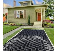 Gravel Grid Ground Grid Gravel Grid, Home Courtyard,Outdoor Walkway/Driveway, Garden/Yard/Parking Lot/Slope Ground Grid，for Driveway Walkway Pathways