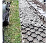 Gravel Grid Paver (5x10m/16.5x33ft) Stabilize Driveways Pathways & Landscaping with Gravel Grilles for Enhanced Ground Support and Drainage.