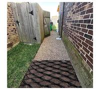 Gravel Grid Pavers, 2-Inch High Driveway Grids, Durable Polyethylene Base for Garden Shed Foundation, Heavy-Duty Landscape Ground Grids for Outdoor Pathways