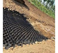 Gravel Grid Slope Stabilizer - Erosion Control for Hillsides Soil Stabilization Driveway & Parking Support Permeable Paver Geogrid for Walkways & Subgrade Work
