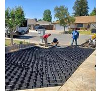 Gravel Grid Stabilizer - Garden Border Flower Bed Edging Slope Erosion Control Soil Retention Decorative Outdoor Landscape Support (1x8m/3.3x26ft)