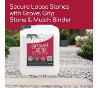 Gravel Grip 5L. Gravel Glue & Mulch Binder, Easy Diy Stone Adhesive For Paths, Borders & Flowerbeds, Child & Pet Safe