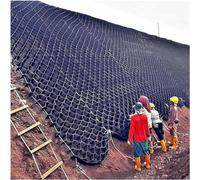 Gravel Ground Grid - 2 Inch Thick Geogrid Driveway Stabilization Grid, 1800 lbs per Square Foot Ground Geogrid Loading for Lawns Pavers, Light Vehicle Driveways, Parking Lots(3x5m(10x16.5ft))