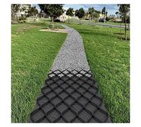 Gravel Ground Grid Stabilizer - 2" Depth Permeable Paver System, Geo Grid for Walkway Driveway DIY Patio Shed Base, 3ft/ 5ft/ 10ft/ 15ft/ 20ft/25ft/ 30ft Long (Size : 4m x 10m (13ft x 33ft))