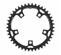 Gravel plate 5bra d.110 for SRAM Stronglight CT2 42dts mono black compatible wit