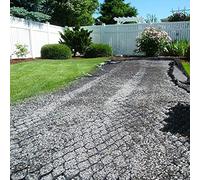 Gravel Stabilizer for Patio & Pathways - 5cm Height Paving Grate Heavy-Duty Gravel Grille for Driveways Shed Base 5x10m (16.4x32.8ft)
