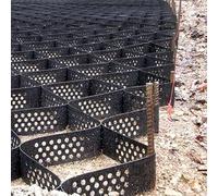 Gravel Stabilizer Grid for Driveways Slopes & Retaining Walls - Non-Slip Polyethylene Ground Stabilization Solution for Foundation Works Evolved Soil Performance
