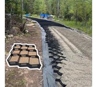 Gravel Stabilizer Grid for Garden Pathways 30x30 cm HeavyDutySupport 10 cm Thick Gravel Grid for Driveway Stabilization Durable & Resilient Solution