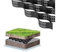 Gravel Stabilizer Grid for Garden Pathways Terraces Lawns and FoundationsExpandable Ground Grid (7x7.5m / 23x24.6ft) for Enhanced Support and Drainage