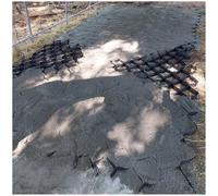 Gravel Stabilizer Honeycomb Grid 4" Thick, Permeable Driveway Solution, Mud Control Mesh, Includes 10 Ground Nails, 13ft x 32ft (4m x 10m)