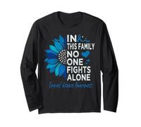 Graves’ Disease Awareness Sunflower Support Graves’ Disease Long Sleeve T-Shirt