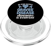 Graves Disease Awareness Support Family PopSockets PopGrip for MagSafe
