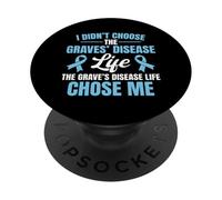 Graves Disease Warrior PopSockets Adhesive PopGrip