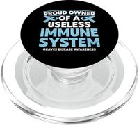 Graves Disease Warrior PopSockets PopGrip for MagSafe