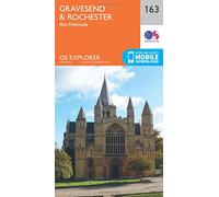 Explorer 163 Gravesend & Rochester Map With Digital Version - Orange, Orange One Size