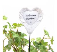 Graveside Angel Wings Stake My Perfect Grandad Memorial Ornament