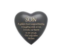 Graveside Memorial Plaque for SON, RIP My Son Memory Stone, Memorial Grave Stone, Grave Ornament Tribute to Child
