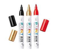 Gravestone Marker Pen - 3-Pieces Tombstone Inscription Repair Markers | Gravestone Lettering Pen | for Cemetery Graveyard Churchyard Commemorative Sites Garden Decorations