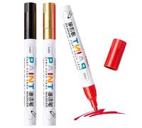 Gravestone Paint Marker, Tombstone Inscription Pen, 3pcs 13.7x1.4cm Marker Set, Cemetery Restoration Accessory, Weatherproof Lasting Inscription Fill, Suitable for Churchyard Garden Landscaping