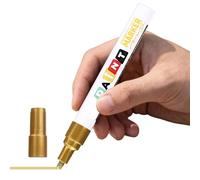 Graveyard Markers | Fast Drying Ink Fine Tip 3 mm Waterproof | Pens for Lettering on Gravestones - for Glass Marble Stone Wood Metal Fabric Drawing Writing Lettering