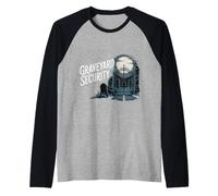 Graveyard Security Overnight Worker Work - Raglan Baseball Tee