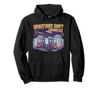 Graveyard Shift Chronicles. logistics supply chain halloween Pullover Hoodie
