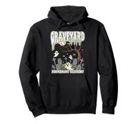 GRAVEYARD SHIFT PERMANENT RESIDENT Halloween horror ghosts Pullover Hoodie