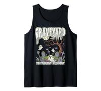 Graveyard Shift Permanent Resident Halloween Horror Ghosts Tank Top
