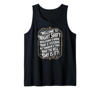 Graveyard Shift Survival Mode Activated for Medical Staff Tank Top