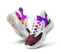 Graveyard with Skulls and Bones Men's Running Shoe 8women/6men（EUR39）