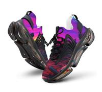 Graveyard with Skulls and Bones Men's Running Shoe 8women/6men（EUR39）