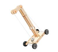 Gravitational Potential Powered Wooden Car Set Physics Teaching Aid for Homeschooling and Classroom Demonstration Kids Educational Toy