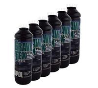 Gravitex U-Pol White Professional Stone Chip Protector 6 x 1 Litre Underbody, Vehicle Stone Chip Protection Primer Can be Over Painted