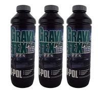 Gravitex UPol Stone Chip Protector Grey 1 Litre X 3 Overpaintable Chassis Protection Tough Hard Durable Coating Designed To Reproduce The Manufacturers Orig
