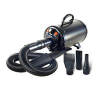 Gravitis 2800W Professional Pet Dryer - Quiet and Powerful Dog Grooming Tool with Adjustable Temperature, Multiple Nozzles, and Long Hose for Efficient Styling and Drying