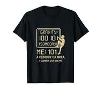 Gravity:100 Me:101 Climbing Scoreboard Graphic T-Shirt