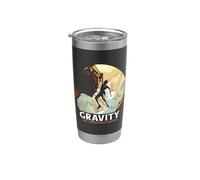 Gravity and I respectfully Disagree. Climbing Stainless Steel Insulated Tumbler