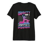 Gravity and I Respectfully Disagree Freerunning Parkour Premium T-Shirt