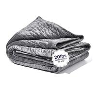 Gravity Blanket: The Weighted Blanket for Sleep | Premium Weighted Blanket with Removable Cover | Generation 3 with Upgraded Zipper Fastening System | Grey, 20lbs, 48"x72"