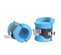 Gravity Boots for Core Strengthening & Back Pain Relief - Inversion Fitness Exerciser with Handstand Bar & Abdominal Crunch Hooks,With 1 meter safety rope (Blue)