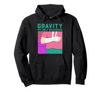 Gravity Broken Bone Recovery Doctor Cast Injury Humor Joke Pullover Hoodie