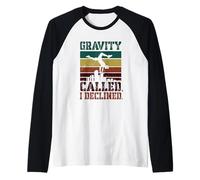 Gravity Called I Declined Parkour Freerunning Raglan Baseball Tee