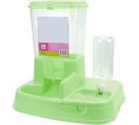 Gravity Cat Feeder, Portable Dog Water Bottle Pet Automatic Feeders Drinking Bowl for Dog Food Dispenser Water Drinking Large Capacity Cat Feeding Bottle Pet Supplies Feeder(Green)