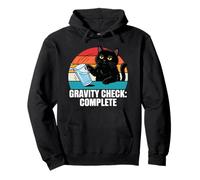 Gravity Check Funny Cat Owner Physics Humor Science Lover Pullover Hoodie
