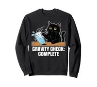 Gravity Check Funny Cat Owner Physics Humor Science Lover Sweatshirt