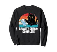 Gravity Check Funny Cat Owner Physics Humor Science Lover Sweatshirt