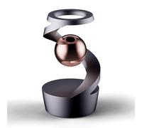 Gravity-Defying Kinetic Desk Toy | Levitating Spinning Metal Gyroscope | Executive Desk Toy with Floating Ball | Ideal for Office Decor and Focus Enhancement