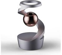 Gravity-Defying Kinetic Desk Toy | Perpetual Motion Gyroscope Gadget | Hypnoball Spinning Desk Ornament for Stress Relief | Stylish Desk Decor for Men and Office,1PCS,Silver