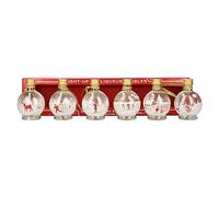 Gravity Drinks - Winter Berry Gin Liqueur - Gold Leaf Filled Light-Up Baubles - 6 x 5cl